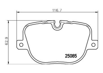 Fren Disk Balata Arka MAGNETI MARELLI 363700444025  SFC000010 LR015577 LR025739 LR134882