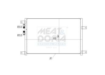 Klima Radyatörü  DELPHI TSP0225108  46790658 60628820 46842842