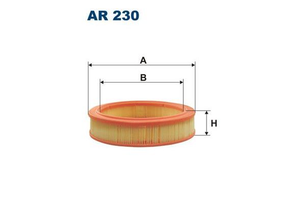 Hava Filtresi  Seat Marbella (12.1986->)  FILTRON AR 230