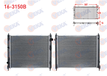 Su Radyatörü  VEKA 16-3150B  