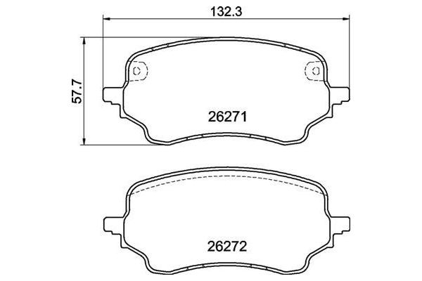 Fren Disk Balata Ön Ford Puma (2019->)  BREMBO P 24 236