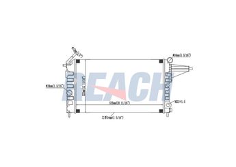 Su Radyatörü  MGA 87003  1300087 90264491