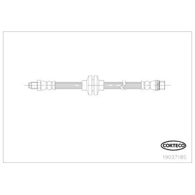 Fren Hortumu Ön Sağ veya Sol MGA 51951