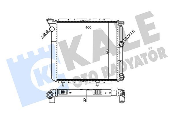 Su Radyatörü  KALE 0503112AL
