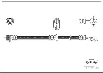 Fren Hortumu Arka Sağ OSSCA 01239  46430S1AE01 46430S1AE61