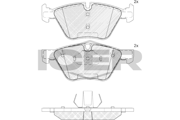 Fren Disk Balata Ön BMW M3 Serisi Cabrio (E93)(2008->)  MAGNETI MARELLI 323700036800