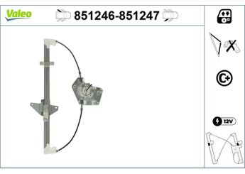 Cam Krikosu Arka Sol VALEO 851246  82721JY00A