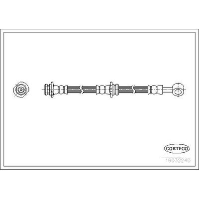 Fren Hortumu Arka Sağ Nissan Almera (N16/E)(01.2000->)  BREMBO T 56 157