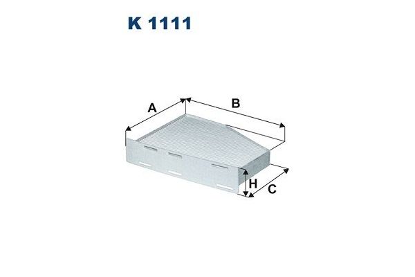 Polen Filtresi  Volkswagen Tiguan (5N1)(11.2007->2011)  FILTRON K 1111