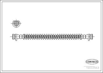 Fren Hortumu Ön Sağ veya Sol CAVO C900 815A  SHB101350