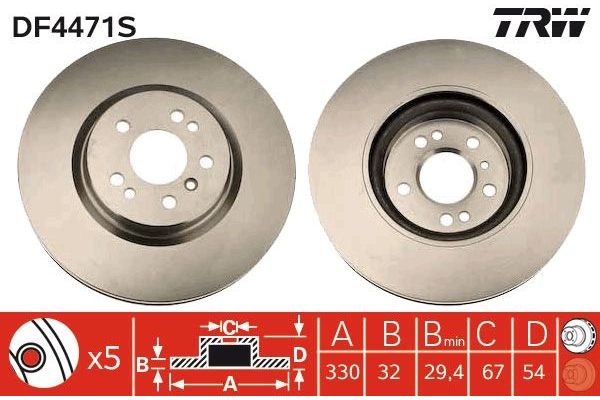 Fren Disk Ayna Ön Sağ ve Sol MERCEDES ORJINAL A1644211312