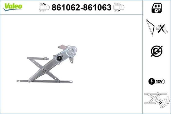 Cam Krikosu Ön Sağ VALEO 861063