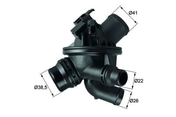 Termostat  BMW 7 Serisi (F01/F02/F04)(01.2009->)  MAHLE TM 21 97