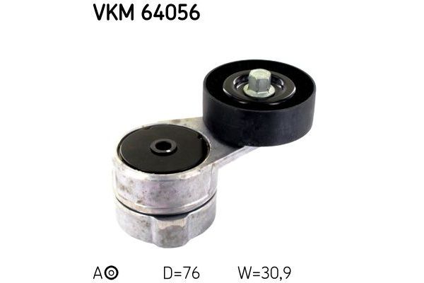 Vantilatör Kayış Gergi Rulmanı  Kia Rio Sedan (QB)(2011->)  SKF VKM 64056