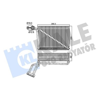 Kalorifer Radyatörü  Skoda Superb (3U4)(04.2002->)  KALE 350085