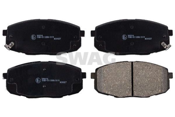 Fren Disk Balata Ön Kia Carens (RS)(2003->)  SWAG 33 10 7523