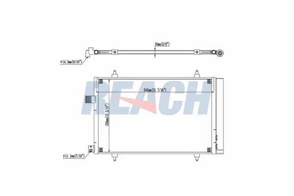 Klima Radyatörü  VEKA 43-3317