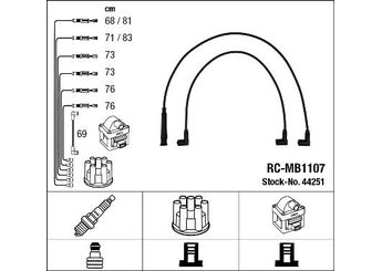 Buji Kablosu  NGK 44251  1161500118