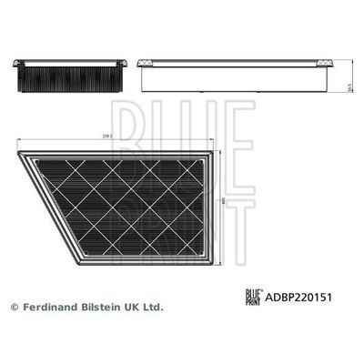 Hava Filtresi  BLUE PRINT ADBP220151