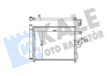 Klima Radyatörü  KALE 148221  F200CBXAB09