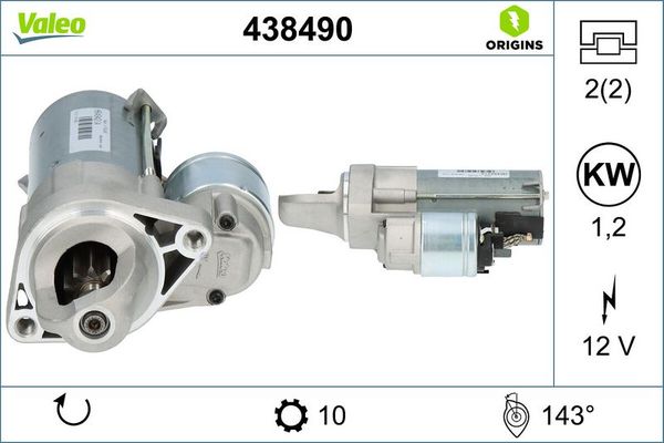 Marş Dinamosu  Mercedes G -Serisi Cabrio (BM 463)(01.1990->)  VALEO 438490