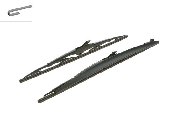 Silecek Süpürgesi Ön Universal Tip 580/500 mm - 23/20 inç BOSCH 3 397 001 394
