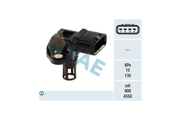 MAP Sensörü  Peugeot 108 TOP (03.2014->)  ZEGEN ZMPS1140