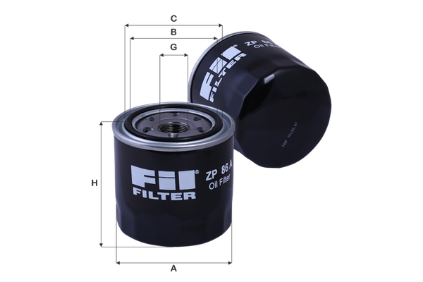 Yağ Filtresi  Toyota Avensis Combi (T25)(2003->)  FIL FILTRE ZP 86 A