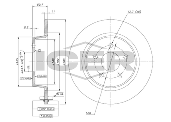 Fren Disk Ayna Arka Sağ ve Sol VALEO 496126  1683383 1683384 1829615 1879859 AC612A315BA AC61-2A315-BA AV612A315AA AV61-2A315-AA AV612A315BA AV61-2A315-BA AV612A3315BA CV6Z2C026B CV6Z2C026C DV612A315BA DV61-2A315-BA DV6Z2C026A DV612A315AB