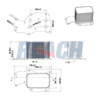 Motor Yağ Soğutucu  BMW X4 Serisi (F26)(07.2014->)  BROM BM5092