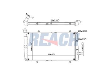 Su Radyatörü  PSA ORJINAL 1300G2  1300G2 1300L5 1300N3 1300.G2 1300.L5 1300.N3