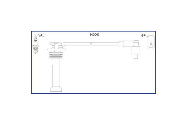 Buji Kablosu  HUCO 134672