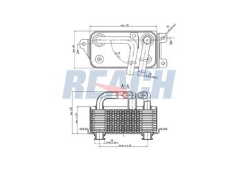 Motor Yağ Soğutucu  MGA 63224  17217507974 17217519213 7507974 7519213