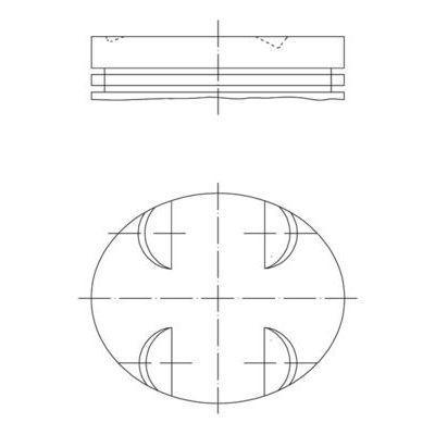Piston (90.15MM-0.25)   MAHLE 005 24 01