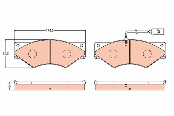 Fren Disk Balata Ön BEŞER 3749