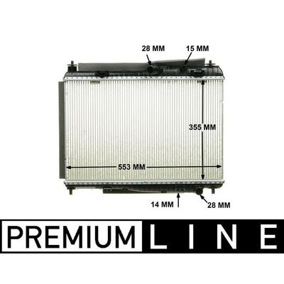 Su Radyatörü  Ford B-MAX (CB2)(2012->)  MAHLE CR 1135 000P