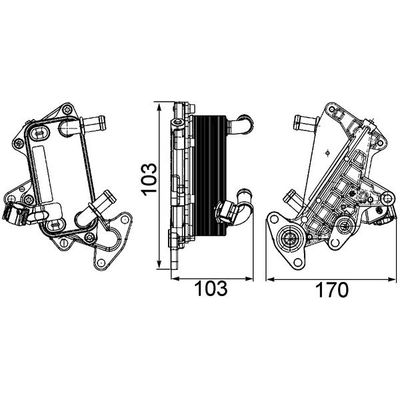 Şanzıman Yağ Soğutucu  MAHLE CLC 25 000P