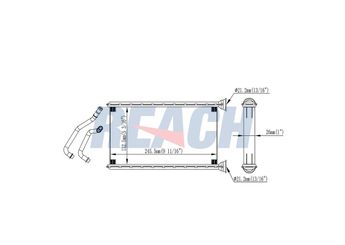 Kalorifer Radyatörü  MGA 81319  A0998300061 998300061