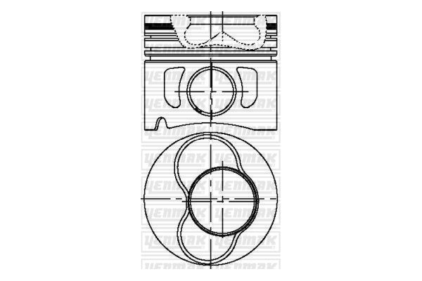 Piston (79.51MM-STD)  KING PISTON 17-7092770