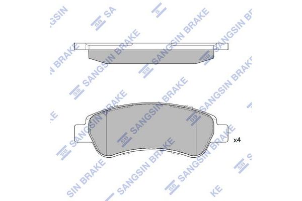 Fren Disk Balata Arka SANGSIN SP1727