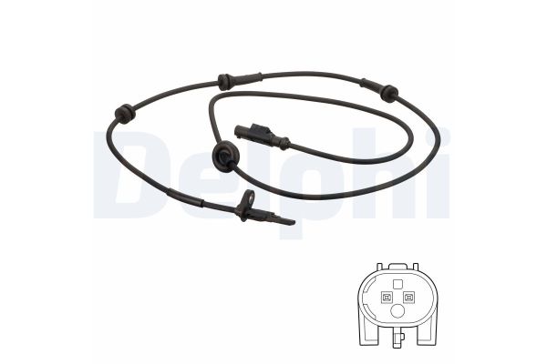 Abs Sensörü Arka Sol Fiat Punto (188) 3/5 Kapı (06.2003->)  DELPHI SS20778