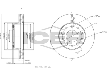 Fren Disk Ayna Ön Sağ ve Sol SWAPP 43281  4249A6 1607872380 1611841280 1612435380 1612435480 424937 424938 51705758 51740249 51957509 51957510 68195026AA