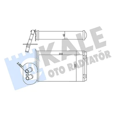 Kalorifer Radyatörü  Volkswagen T4 Transporter P.Van/Minibüs Syncro (08.1992->2003)  MGA 81177