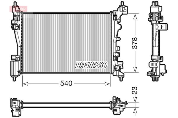 Su Radyatörü  DENSO DRM20046