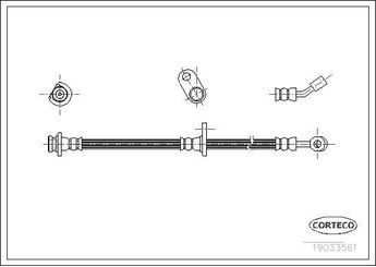 Fren Hortumu Arka Sağ veya Sol FROW 553.1112.021  1468SEAE0 01468SEAE0