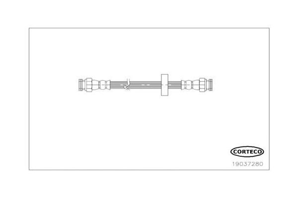 Fren Hortumu Arka Sağ veya Sol Fiat Doblo (152) Panorama (12.2014->)  FROW 361.1112.006