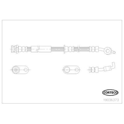Fren Hortumu Ön Sağ CAVO C901 002A