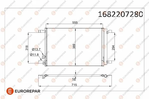 Klima Radyatörü  Cupra Ateca (KHP/KBP)(08.2020->)  PSA ORJINAL 1682207280