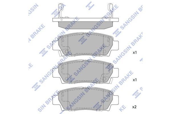 Fren Disk Balata Arka SANGSIN SP2022