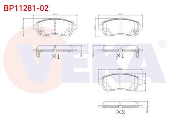 Fren Disk Balata Ön VEKA BP11281-02  ME8V5J2K021AA 1848518 4465B1120 04465B1120 4465B1120000 04465-B1120-000 4465B1190 04465B1190 4465B1190000 04465-B1190-000 4465B1191 04465B1191 4465B1320000 04465B1320000 04465-B1320-000 4465B1191000 04465-B1191-000 4491B1121000 04491-B1121-000 1550219 1855307 8V512K021AA 8V51 2K021-AA 8V51-2K021-AA 8V512K021AB 8V51-2K021-AB 8V512K021BA 8V51-2K021-BA 8V512K021BB 8V51-2K021-BB 8V512K021CA AY112K021CA D6BC2001AA ME8V5J 2K021-AA ME8V5J2K021AB DFY13328Z DFY13328ZA DFY1-33-28ZA DFY13329Z DFY13329ZA DFY1-33-28Z DG803328Z 4465B1320 04465B1320 5581068L00 5581068L50 5581071L50000 5581071L51 55810-68L00 55810-68L50 55810-71L51 55810M69P50 55810-M69P50